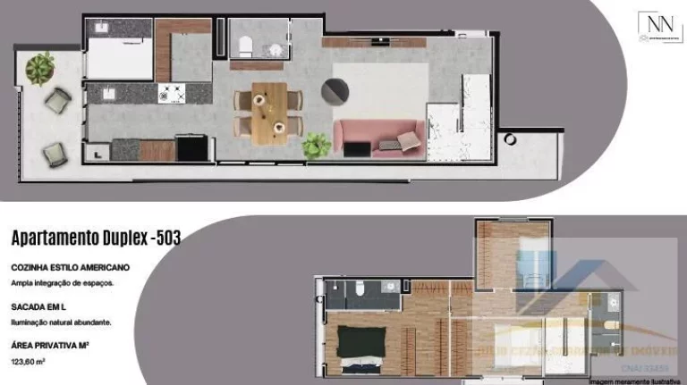 Imagem Apartamento para Venda em São José dos Pinhais, São Pedro, 3 dormitórios, 1 suíte, 2 banheiros, 1 vaga
