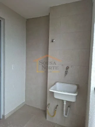 Imagem Apartamento novo com 36,5m², 2 dormitórios, sala para dois ambientes, cozinha, área de serviço, ...