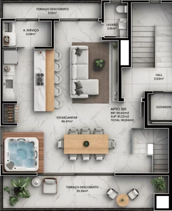 Imagem Selene Residence - Apartamento à venda no bairro Canto Grande - Bombinhas/SC