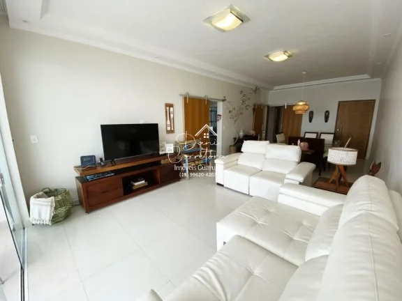 Imagem Impecável Apartamento frente total Pitangueiras, Guarujá-SP: 3 Quartos, 3 Suítes, 2 Salas, 2 Banheiros, 1 Vaga, 170m²!