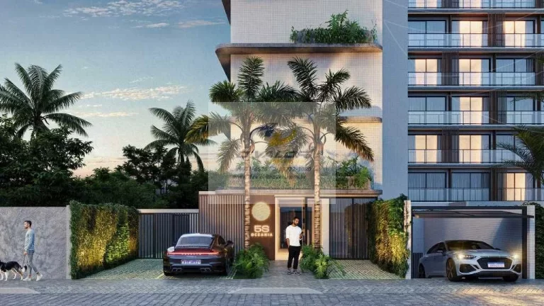 Imagem Vendo Flats de 23 a 68 m², Sala ampla para 03 ambientes, 01 Vaga de Garagem