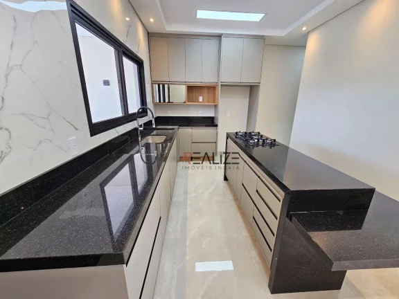 Imagem Casa térrea com 3 suítes e escritório à venda, 205 m² por R$ 1.600.000 - Condomínio Residencial Evidências - Indaiatuba/SP