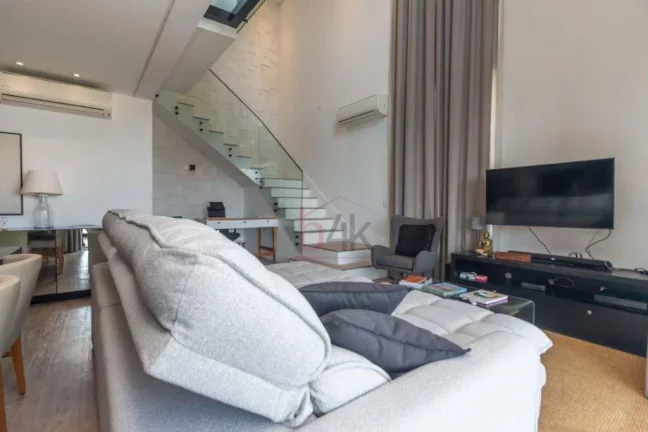 Imagem Meta Title: Cobertura Geo Berrini: 108m² de Skyline e Rentabilidade no Brooklin