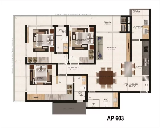Imagem APARTAMENTO COM 178M² DE ALTO PADRÃO NO AMÉRICA