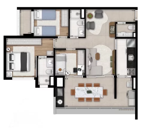 Imagem Apartamento em Campo Belo - São Paulo SP