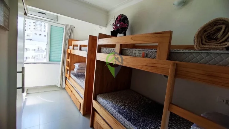 Imagem Apartamento com vista mar e 2 suítes em Santos
