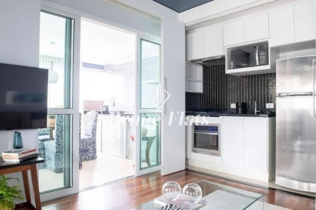 Imagem Flat disponível para locação no Estanconfor Villa Olímpia, com 60m², 2 dormitórios e 1 vaga