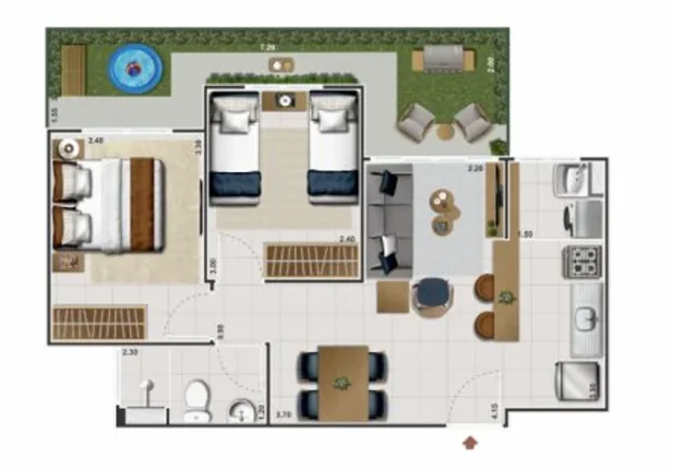 Imagem APARTAMENTO RESIDENCIAL em Rio de Janeiro - RJ, Itanhangá