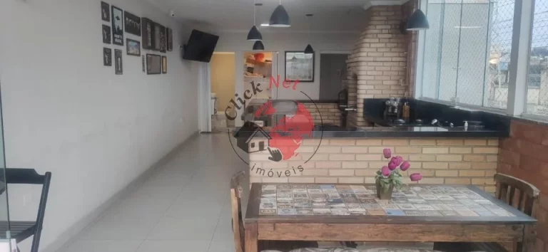 Imagem Cobertura 176m² 2 dormitórios com 3º dormitório reversível, sendo 1 suíte , 2 vagas ,bairro Vila Floresta em Santo André