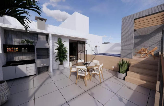 Imagem Cobertura Duplex com piscina privativa e excelente localização nas proximidades de supermercado, colégios e restaurantes no Bessa - CO0271