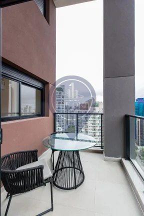 Imagem Apartamento à venda em Indianópolis, São Paulo - 1 quarto, 1 suíte, 1 sala, 1 banheiro, 1 vaga, 42m² de área.