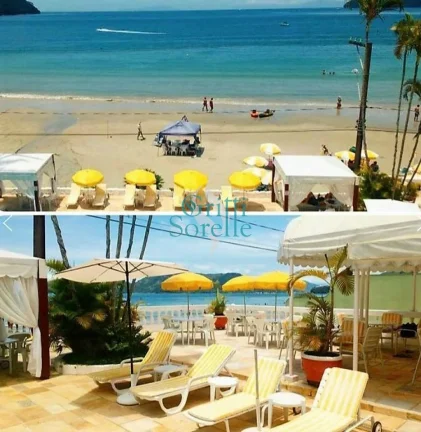 Imagem Hotel à Venda, beira mar, na Praia da Enseada - Ubatuba/SP.