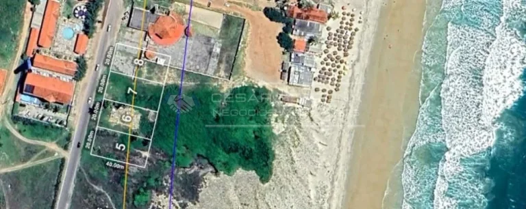 Imagem F01 - 4 Lotes de 800m²,na Beira Mar e Beira Asfalto lado Aquario de Natal