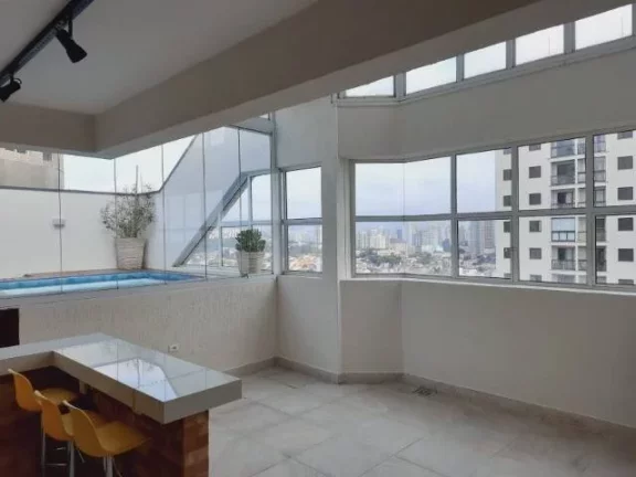 Imagem Cobertura duplex com piscina no Baeta Neves 156 m² São Bernardo do campo