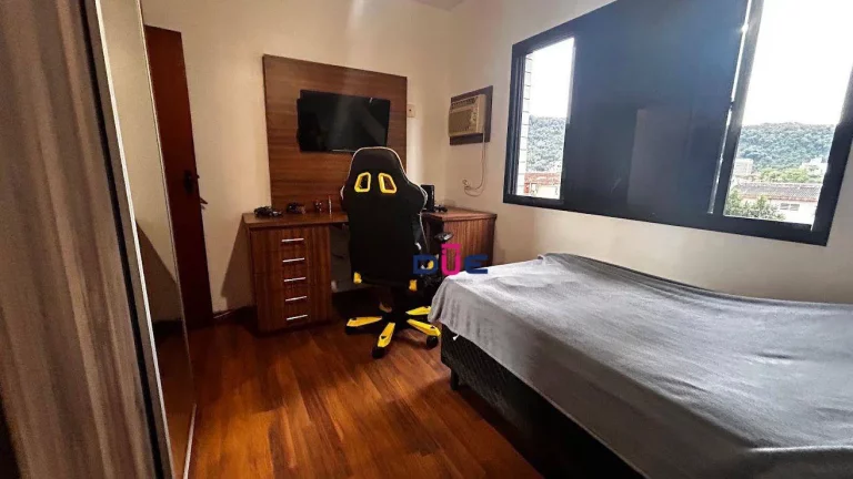Imagem Apartamento com 2 dormitórios à venda, 80 m² por R$ 560.000 - Campo Grande - Santos/SP