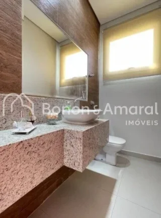 Imagem Ótima casa térrea no Condomínio Le Village, em Valinhos, com 195m² de área construída em um te...