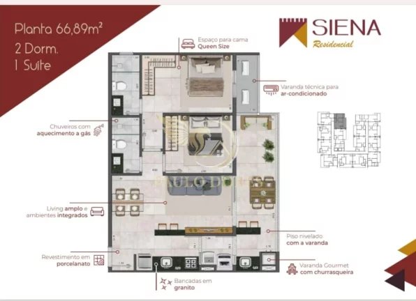 Imagem APARTAMENTO À VENDA COM 2 SUÍTES NO ITAGUÁ EM UBATUBA-SP