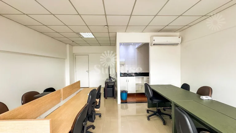 Imagem Sala Comercial mobiliada para alugar 42m² - 1 vaga- R$4.221,00 pacote - Brascan Alphaville -SP