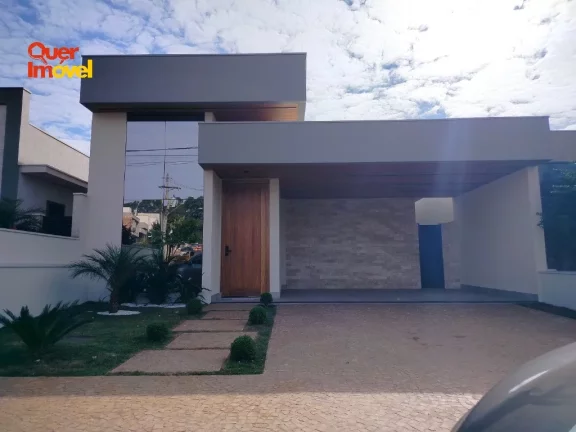 Imagem Casa de Alto Padrão em Condomínio - com 3 Suítes no Jardim Valencia, Ribeirão Preto-SP: 156m², 4 Vagas de Garagem