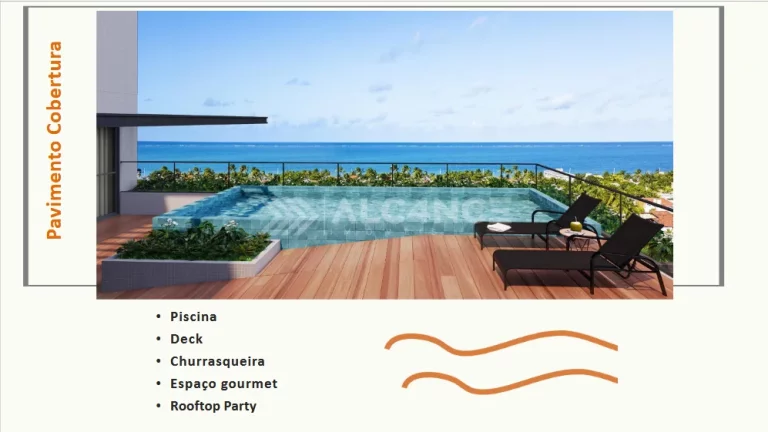 Imagem Apto - 2 Quartos - 1 Suíte - 53,46 m² - Formosa, Cabedelo/PB.