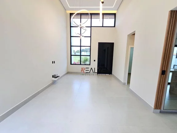 Imagem Casa térrea com escritório e banheira de hidromassagem à venda, 196 m² por R$ 1.790.000 - Condomínio London Park - Indaiatuba/São Paulo