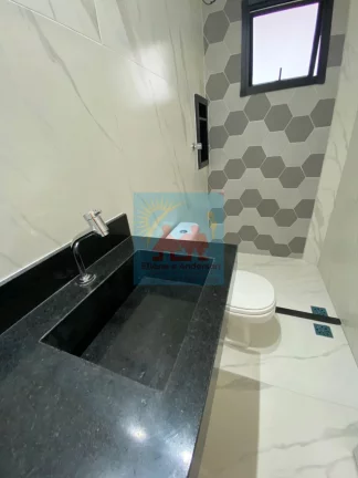 Imagem Sobrado no Tupi em Praia Grande/SP, 3 dormitórios, churrasqueira, R$ 880mil