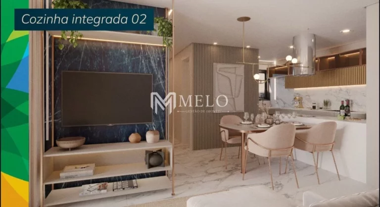Imagem 3 QUARTOS SENDO 2 SUITES (1 SUITE REVERSÍVEL - 62,23 m2), VARANDA GOURMET , 2 VAGAS