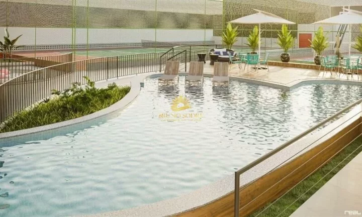 Imagem um Apartamento 4 suítes de vista lateral para o mar e prédio em frente ao mar, com 205 metros quad...