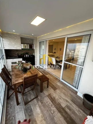 Imagem Apto venda 3 dorm, vista piscina, andar alto, 123m Cond Domo Life SBC SP