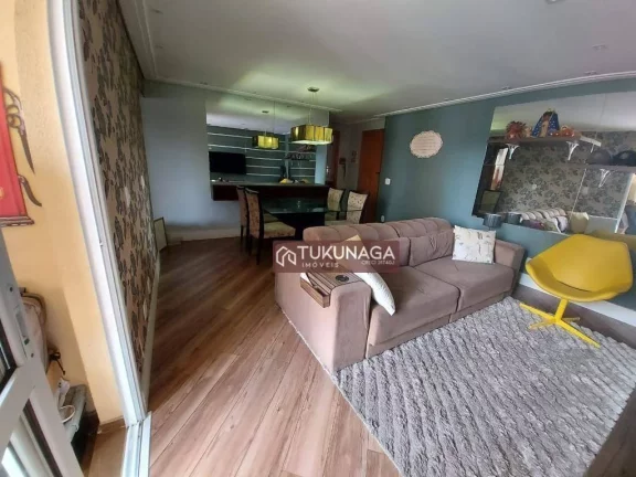 Imagem Apartamento com 3 dormitórios à venda, 76 m² por R$ 590.000,00 - Jardim Nova Taboão - Guarulhos/SP
