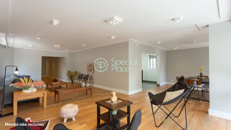 Imagem Excelente apartamento com 198m² no Jardim América Living super espaçoso com varanda e amplos jane...
