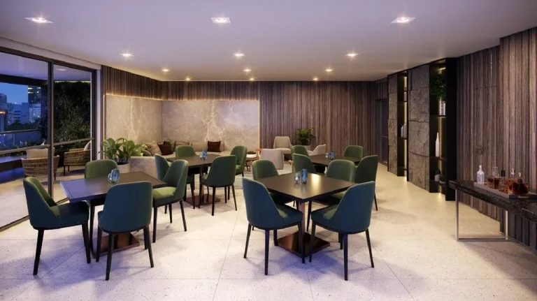 Imagem DNA de design, sofisticação e arquitetura contemporânea que interage e se insere à textura do ba...
