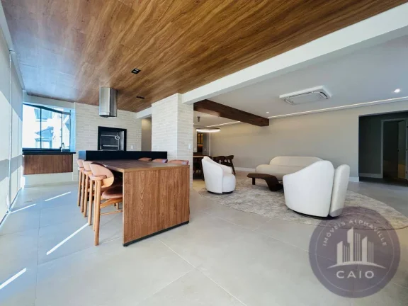 Imagem Apartamento mobiliado com 287 m² a venda por R$ 4.490.000 Alphaville/SP