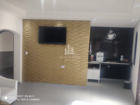 Imagem Aluga Imóvel Comercial ou Residencial (Sobreloja), 5 Cômodos, 2 Banheiros, Sem Vaga, Na Av. Pres. Castelo Branco, Jardim Zaíra, Mauá-SP