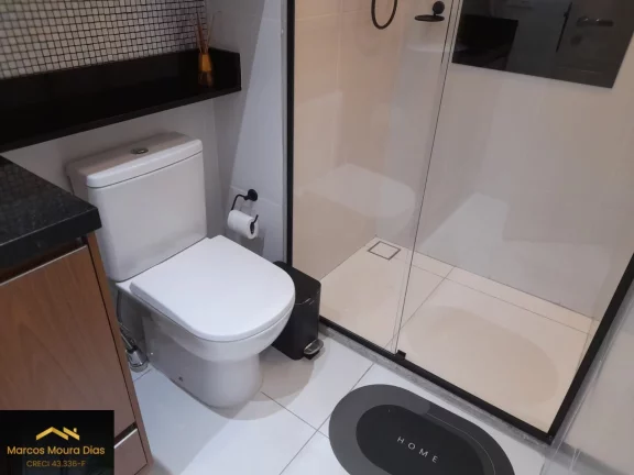 Imagem Apartamento Studio na Pompeia, Novo e Mobiliado com 27 m²