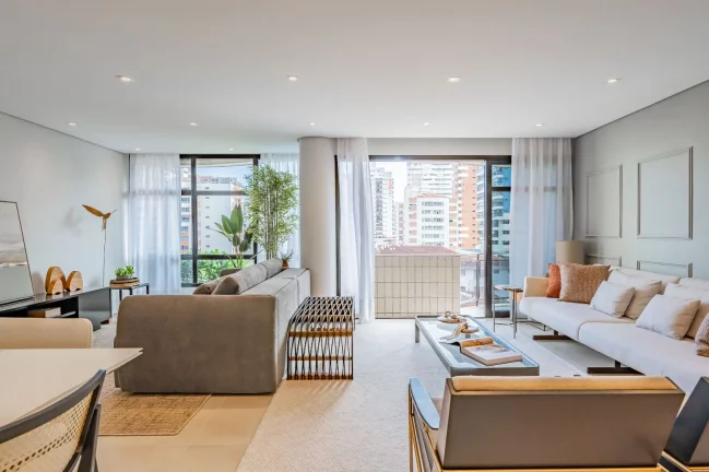 Imagem Apartamento com 3 dormitórios à venda, 185 m² por R$ 1.790.000,00 - Pompéia - Santos/SP