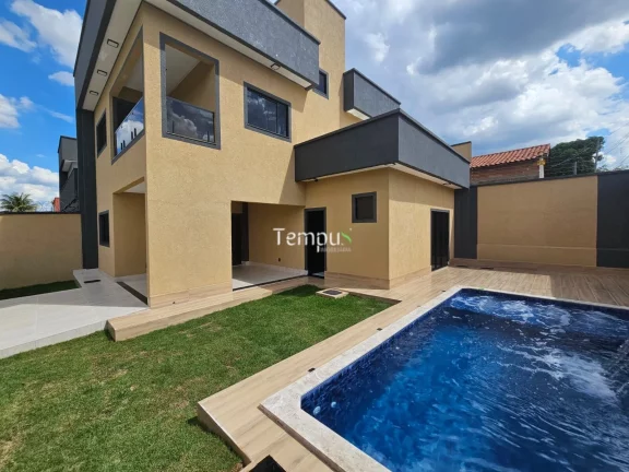 Imagem Sobrado Alto Padrão, 3 Suítes, Piscina com cascata, em Cardoso Continuação, Aparecida de Goiânia/GO