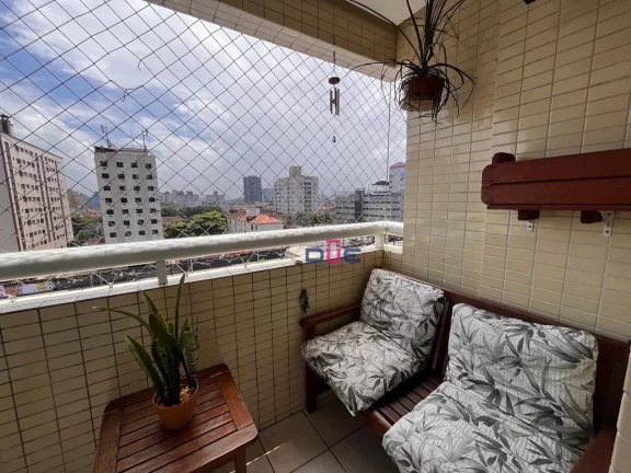 Imagem Apartamento com 3 dormitórios à venda, 87 m² por R$ 750.000,00 - Boqueirão - Santos/SP