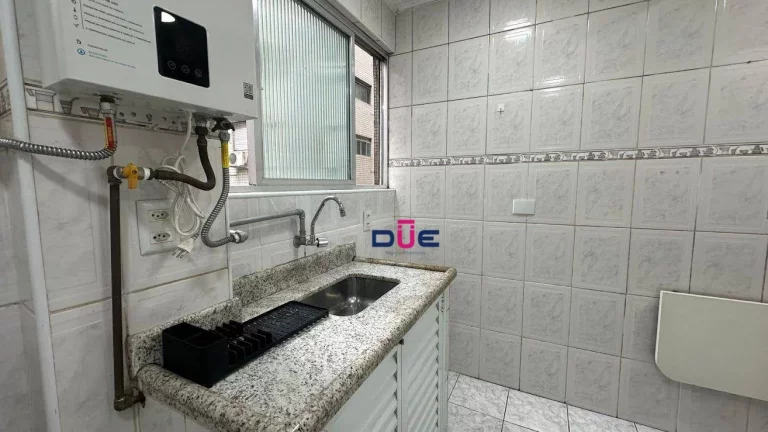 Imagem Apartamento com 1 dormitório à venda, 45 m² por R$ 355.000 - Ponta da Praia - Santos/SP