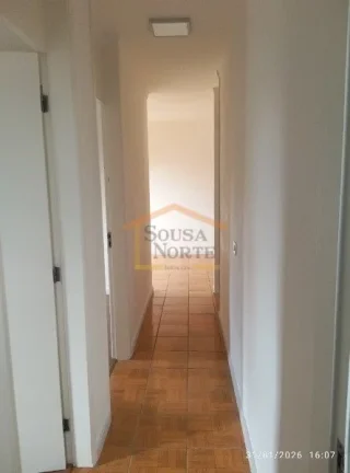 Imagem Apartamento com 64m² reformado, dispõe de 2 dormitórios, 1 banheiro, sala para dois ambientes, sa...