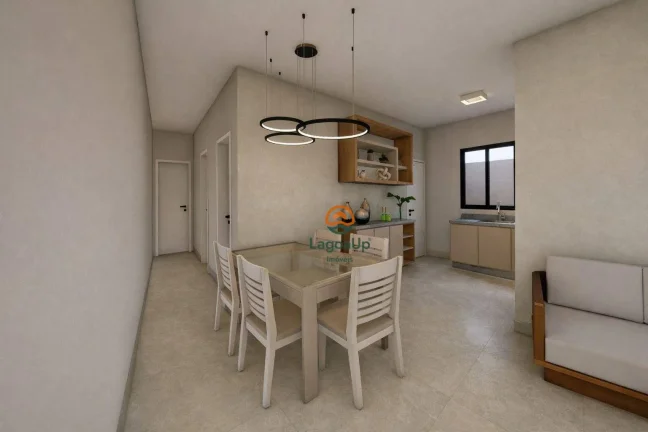 Imagem Casa com 2 dormitórios à venda, 66 m² por R$ 450.000,00 - Aeronautas - Lagoa Santa/MG