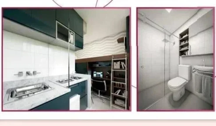 Imagem Studio à venda, no COLLEGIATE SLIM em São João Del Rei, Bonfim, com 1 quarto, 10,05m2