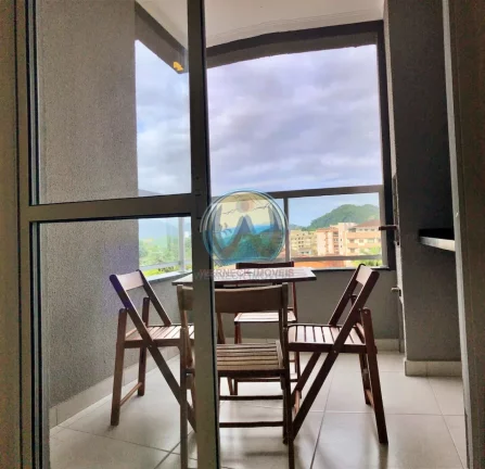 Imagem Apto à venda em Ubatuba-SP, Centro: 2 quartos, 1 suíte, 1 sala, 2 banheiros, 1 vaga - 75,00 m² de área.