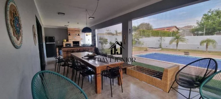 Imagem Casa com 3 dormitórios à venda, 246 m² por R$ 1.300.000,00 - Condomínio Village Serra - Araçoiaba da Serra/SP