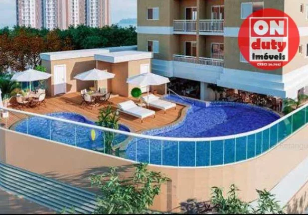 Imagem CREDLAR Prédio com Lazer Apartamento com 2 dormitórios à venda, 46 m² a partir R$ 349.500 - Parque São Vicente - São Vicente/SP