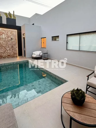 Imagem Casa à venda no Sol Nascente Orla , 3 suítes, cortinas, planejados, piscina