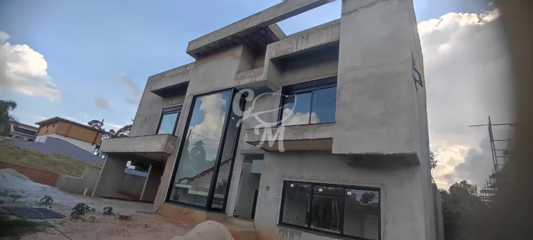 Imagem Arquitetura Moderna - Casa em Fase de Acabamento