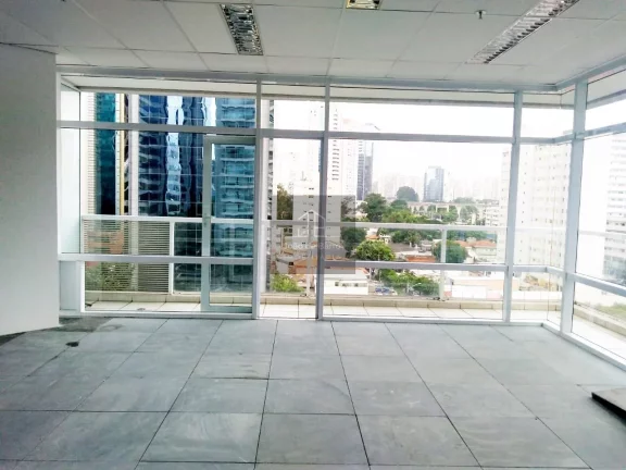 Sala comercial para locação no Brooklin Com 54m² de área útil e 2 vagas