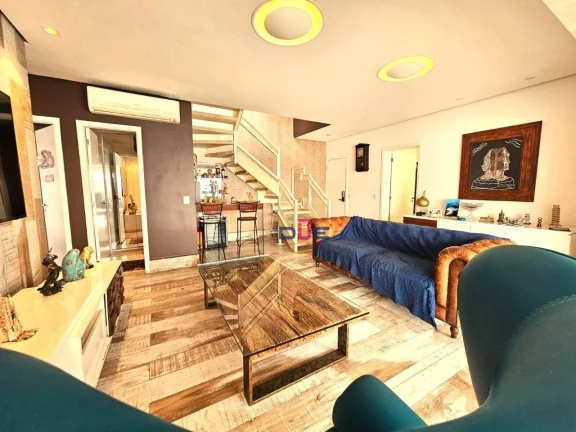 Imagem Cobertura com 3 dormitórios à venda, 169 m² por R$ 2.300.000 - Pompeia - Santos/SP