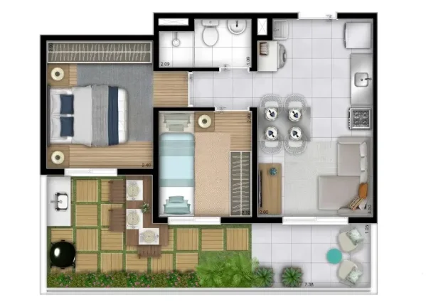 Imagem Apartamento com 27m2, 1 dormitório à venda ou locação na Barra Funda, São Paulo